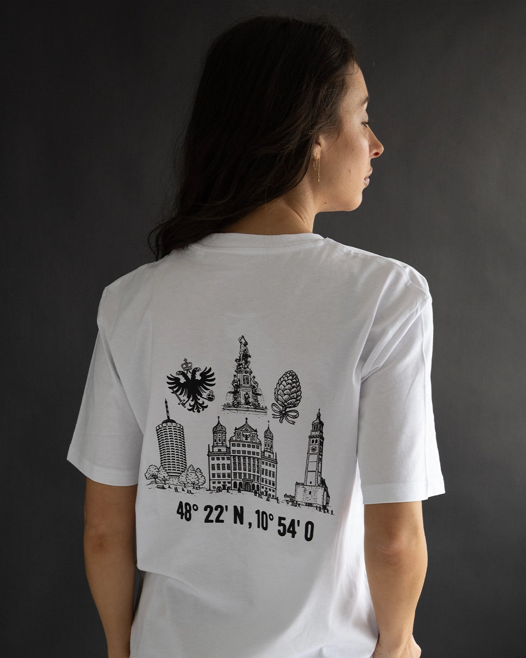 Koordinaten - T-Shirt mit Icons