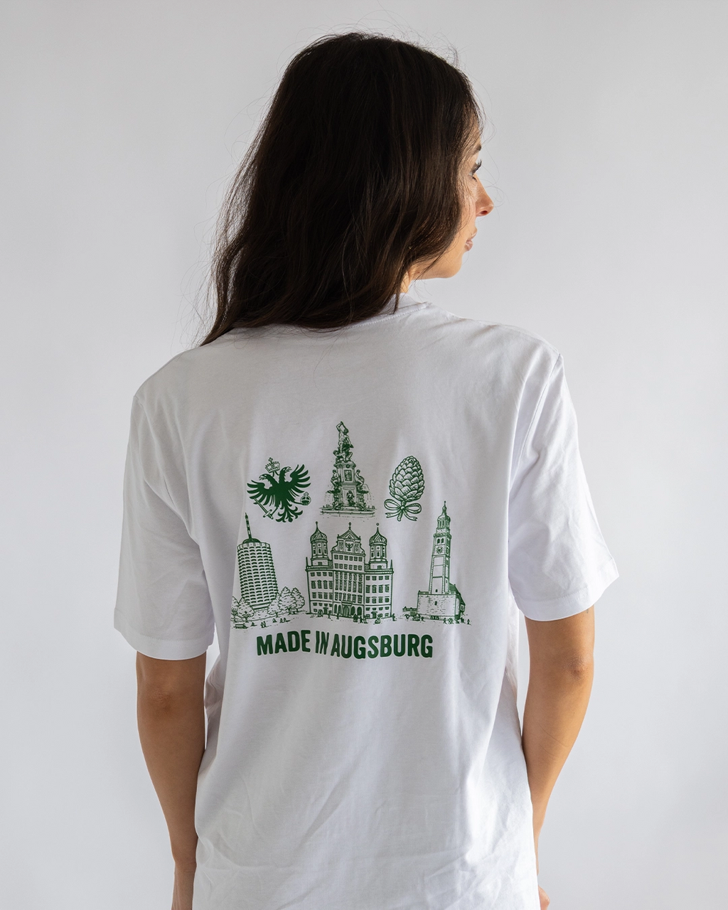 Made in Augsburg - T-Shirt mit Icons